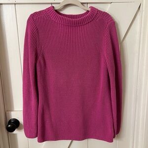 Talbots Pink 100 Cotton Sweater